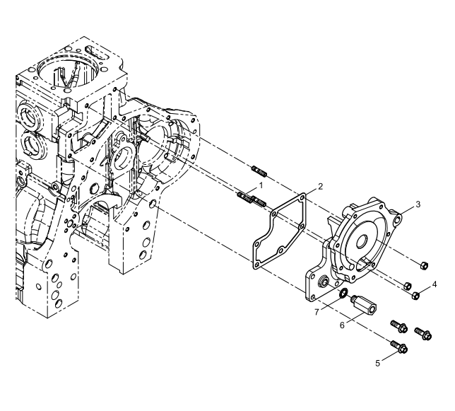 44 WEICHAI WP6 DHP06G0215 WP6G125E3 ENGINE Middle Filling Block Group