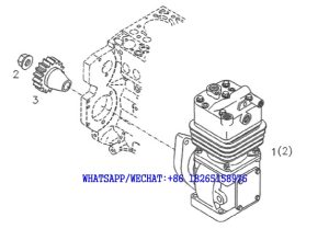 45 DACHAI DEUTZ BF6M1013 DIESEL ENGINE AIR COMPRESSOR -3