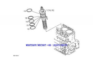 46 SDLG LG6225E HYDRAULIC EXCAVATOR Fuel inject pump A28-6210