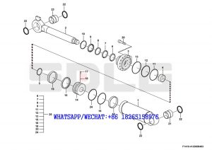 46 SDLG LG936 WHEEL LOADER (3713CH) Tilt cylinder F1410-4120008483