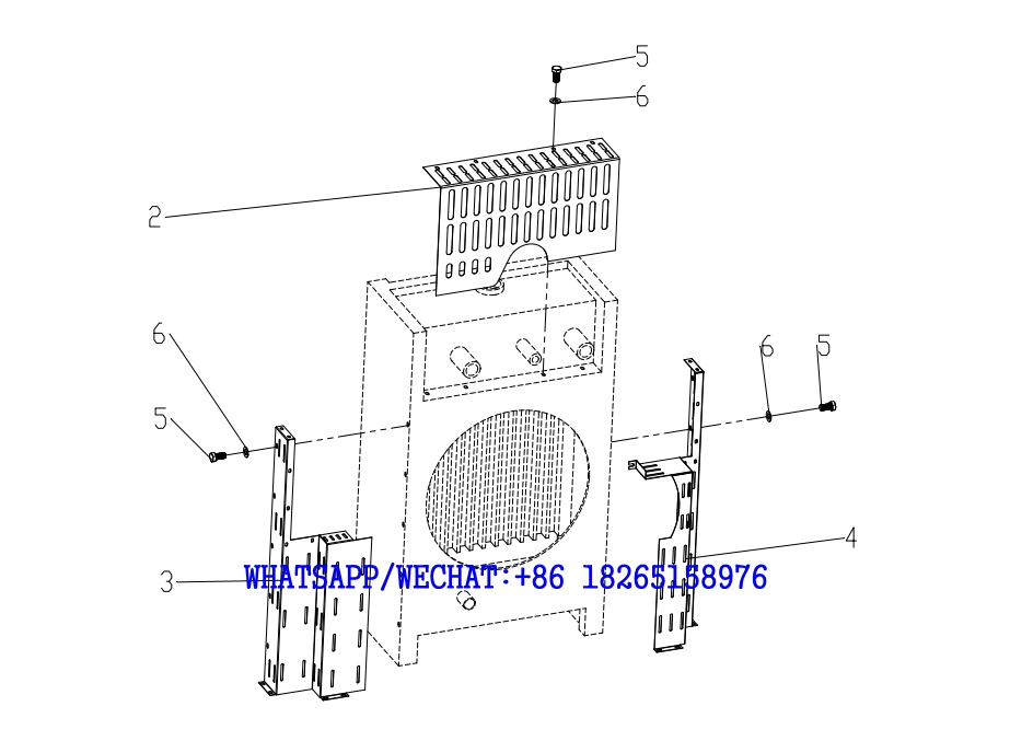 47 WEICHAI TD226B DIESEL ENGINE SHEILD ASSEMBLY