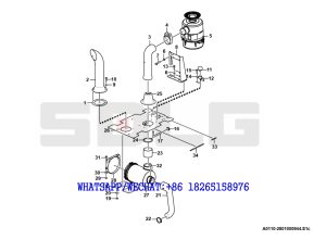 5 SDLG G9190 MOTOR GRADER Oil bath and donaldson intake air module A0110-2801000944