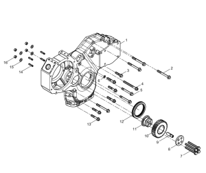 WEICHAI WP6 DHP06G0215 WP6G125E3 ENGINE Gear Housing Group