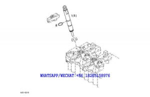 51 SDLG LG6225E HYDRAULIC EXCAVATOR Fuel injector A33-6210