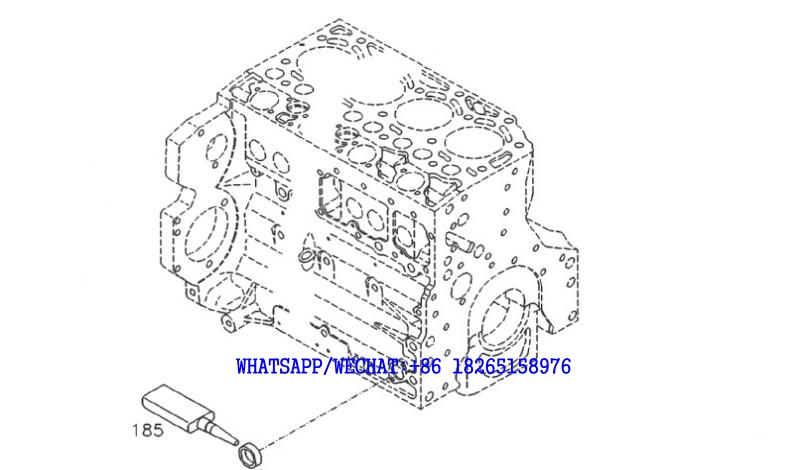 52 DACHAI DEUTZ BF6M1013 DIESEL ENGINE CORE HOLE PLUG