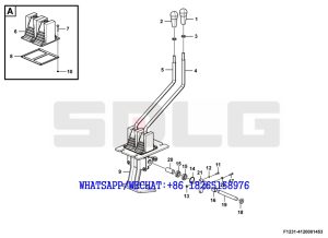 53 SDLG LG933 WHEEL LOADER WITH YUCHAI ENGINE (410304) Hydraulic control assembly F1231-4120001453