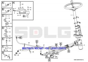 53 SDLG LG936 WHEEL LOADER Steering gear assembly I2000-2920001096