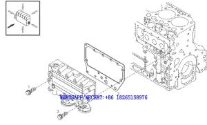 55 DACHAI DEUTZ BF6M1013 DIESEL ENGINE OIL COOLER BOX -2