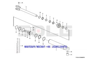 55 SDLG LG933 WHEEL LOADER WITH YUCHAI ENGINE (3713CH) Boomcylinder F1310-4120005979