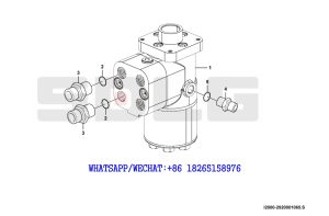 55 SDLG LG936 WHEEL LOADER BZZ6-630A Steering gear system I2000-2920001065