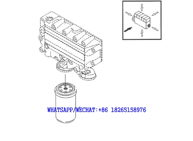 57 DACHAI DEUTZ BF6M1013 DIESEL ENGINE SPIN-ON OIL FILTER