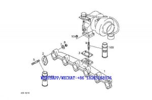 57 SDLG LG6225E HYDRAULIC EXCAVATOR Exhaust manifold device A39-6210