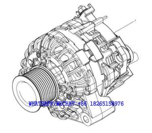 58 WEICHAI WP6G125E202 DHB06G0200 DIESEL ENGINE Generator group A137-4110001949