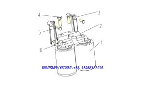 59 DACHAI DEUTZ BF6M1013 DIESEL ENGINE SPIN-ON FUEL FILT.