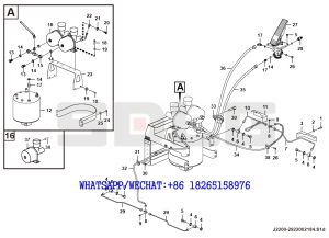 59 SDLG LG936 WHEEL LOADER Travel brake J2200-2922002184