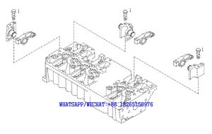 6 DACHAI DEUTZ BF6M1013 DIESEL ENGINE LOCKING PART-ROCKER ARM BRACKET