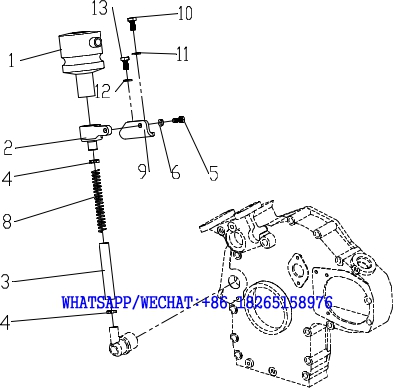 6 WEICHAI TD226B DIESEL ENGINE CRANKCASE ASSEMBLY -5(1)