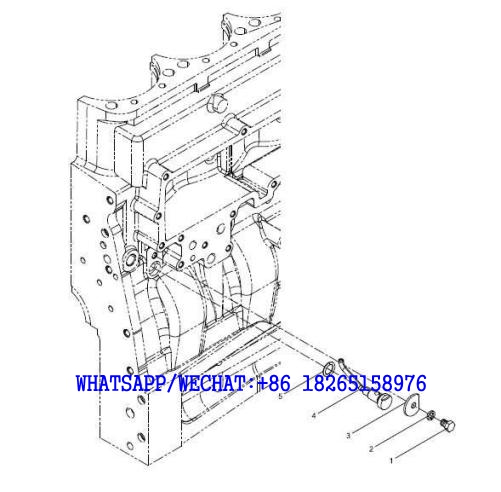 6 WEICHAI WP6G125E202 DHB06G0200 DIESEL ENGINE Nozzle assembly A105-4110000846