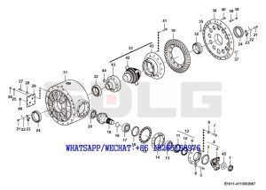 60 SDLG G9190 MOTOR GRADER 92 000 099(320307) Carrier assembly E1011-4110002967