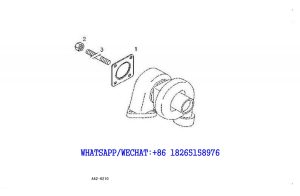 60 SDLG LG6225E HYDRAULIC EXCAVATOR Fastenings-Exhaust manifold A42-6210