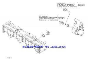 61 SDLG LG6225E HYDRAULIC EXCAVATOR Intake manifold blanking parts A43-6210