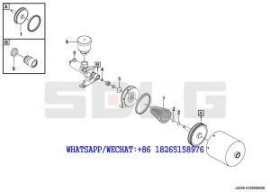 61 SDLG LG936 WHEEL LOADER (330604) Air cylinder J2220-4120009226