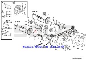 62 SDLG G9190 MOTOR GRADER 90 500 055(320307) Left balance-box assembly E1014-4110002967