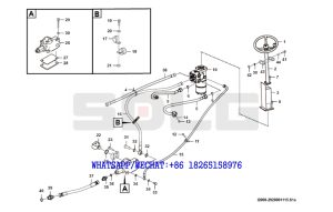 62 SDLG LG933 WHEEL LOADER WITH YUCHAI ENGINE Steering unit assembly I2000-2920001115