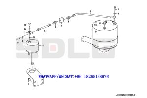 62 SDLG LG936 WHEEL LOADER Stopping device J2300-2923001037