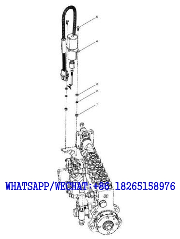 62 WEICHAI WP6G125E202 DHB06G0200 DIESEL ENGINE Electromagnet assembly A141-4110001949