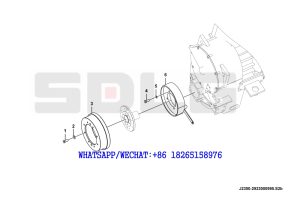 63 SDLG LG936 WHEEL LOADER Drum brake assembly J2350-2923000995