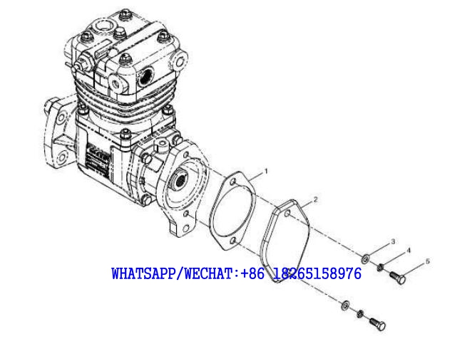 63 WEICHAI WP6G125E202 DHB06G0200 DIESEL ENGINE Hydraulic pump group A142-4110001949