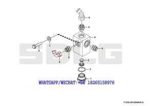 64 SDLG G9190 MOTOR GRADER Oil returning block F1220-2812000639