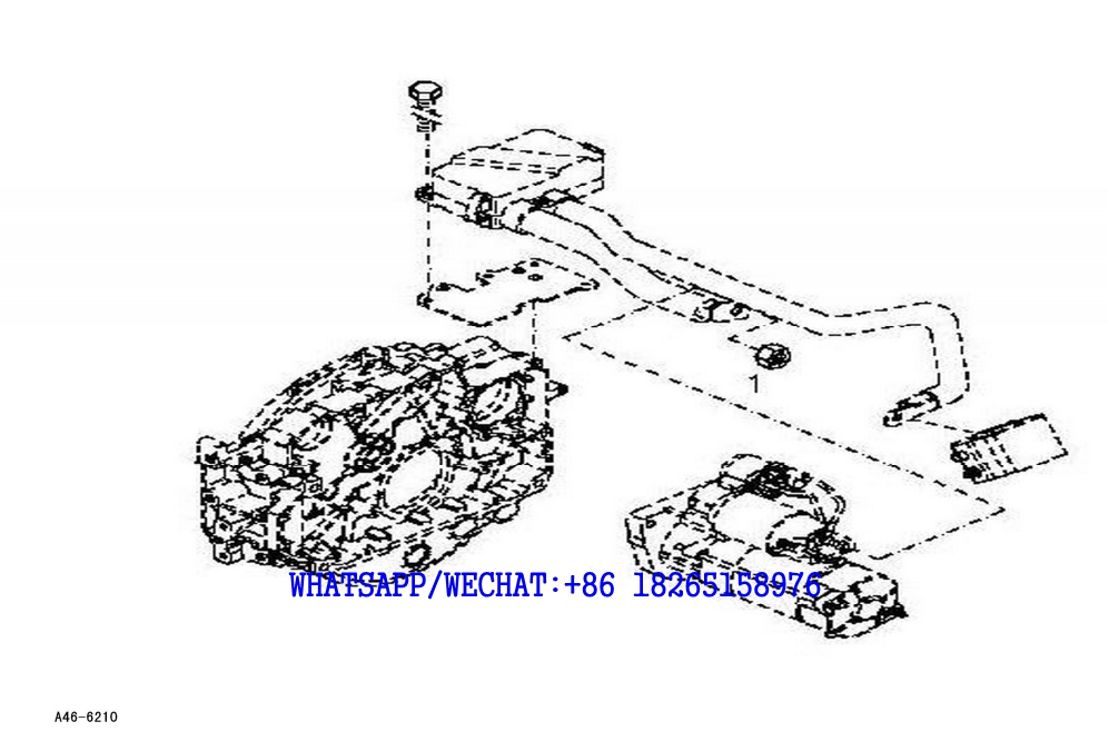 64 SDLG LG6225E HYDRAULIC EXCAVATOR Fastenings-preheat wiring A46-6210