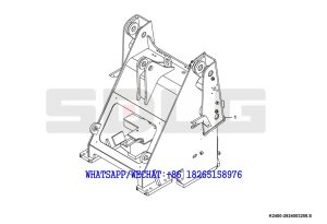 64 SDLG LG936 WHEEL LOADER Front frame K2400-2924003259