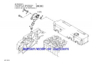 65 SDLG LG6225E HYDRAULIC EXCAVATOR Crankcase breather A47-6210