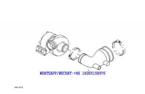 66 SDLG LG6225E HYDRAULIC EXCAVATOR Turbocharger intake pipe A48-6210