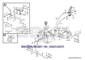 66 SDLG LG933 WHEEL LOADER WITH YUCHAI ENGINE Travel brake system J2200-2922002072