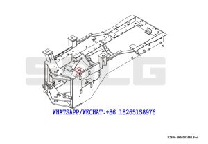 66 SDLG LG936 WHEEL LOADER Rear fream K2600-2926003950