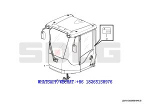 66 SDLG RS8140 ROAD ROLLER Cab L2510-2825001946