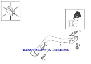 67 DACHAI DEUTZ BF6M1013 DIESEL ENGINE OIL SUCTION PIPE