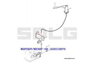 69 SDLG LG933 WHEEL LOADER WITH YUCHAI ENGINE Stopping device J2300-2923001073