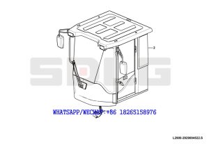 69 SDLG LG936 WHEEL LOADER Cab system L2900-2929004522