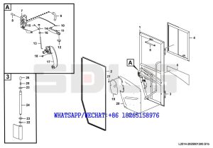 71 SDLG RS8140 ROAD ROLLER Door L2514-2825001200