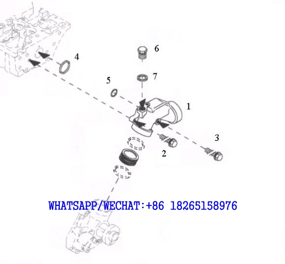 72 DACHAI DEUTZ BF6M1013 DIESEL ENGINE HOSING