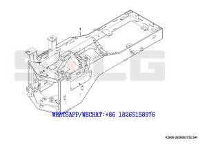 73 SDLG LG933 WHEEL LOADER WITH YUCHAI ENGINE Rear frame K2600-2926003732