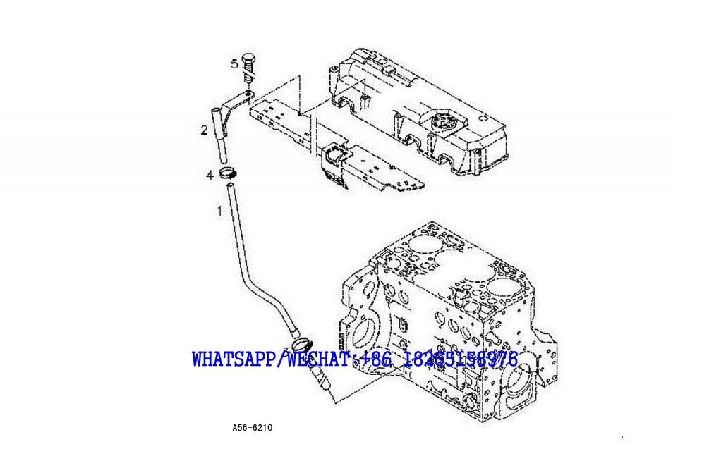 74 SDLG LG6225E HYDRAULIC EXCAVATOR Oil gauge A56-6210