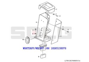 76 SDLG RS8140 ROAD ROLLER Control box L2700-2827000839