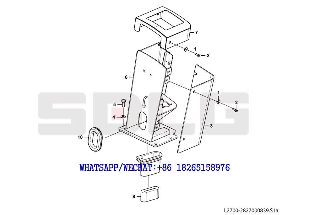 76 SDLG RS8140 ROAD ROLLER Control box L2700-2827000839