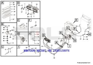 77 SDLG G9190 MOTOR GRADER Working pump assembly F1280-2812000437